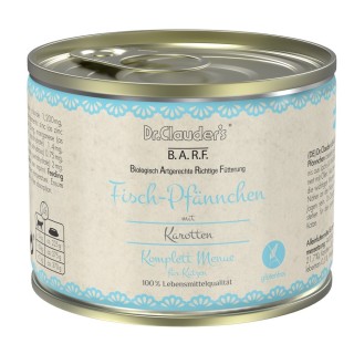 Expirace Dr.Clauder´s BARF Komplettmenue Fisch-Pfännchen 200g cat